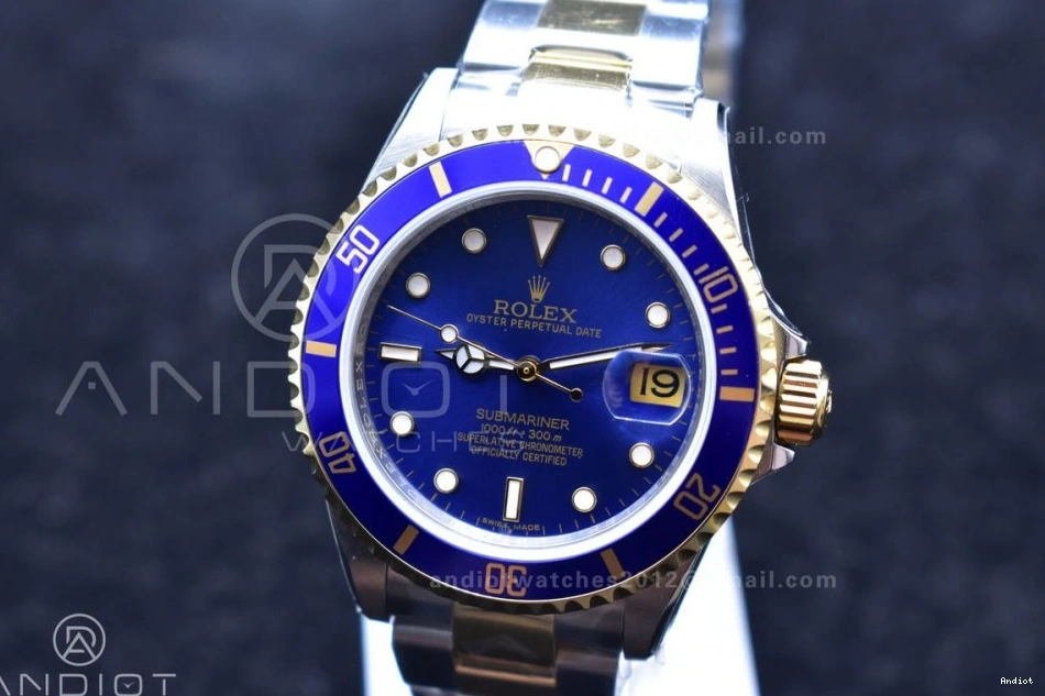 Bluesy Submariner Bracelet Best Edition BPF Vintage 16613 On SS 0213
